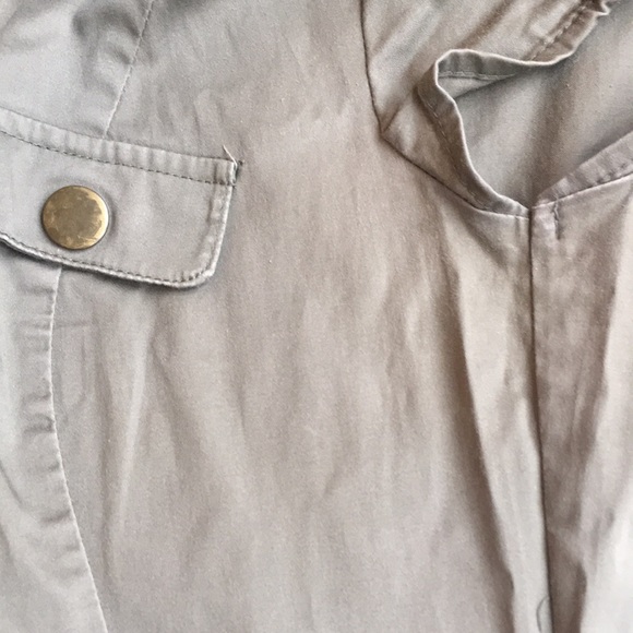 Military style cotton sheath dress - Picture 7 of 7